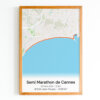 Affiche Du Semi Marathon De Cannes 100 Personnalisable The Post Trace