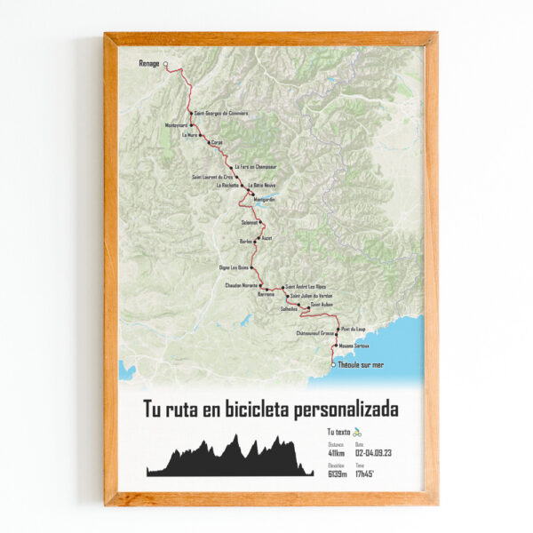 Póster de Ciclismo Personalizado