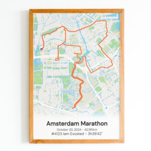 amsterdam marathon poster