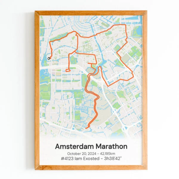 amsterdam marathon poster