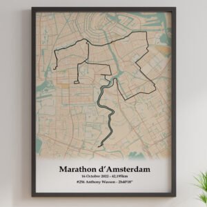 Amsterdam Marathon Poster
