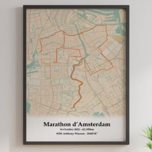Amsterdam Marathon Poster