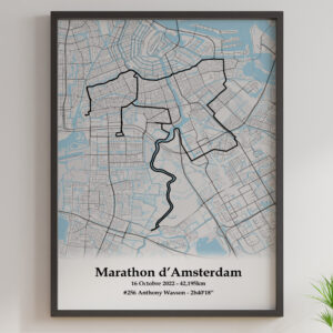 Amsterdam Marathon Poster