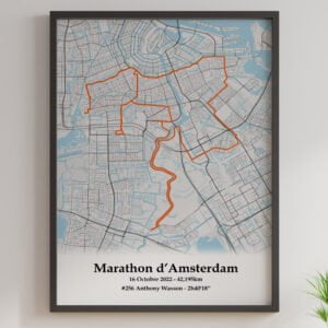 Amsterdam Marathon Poster
