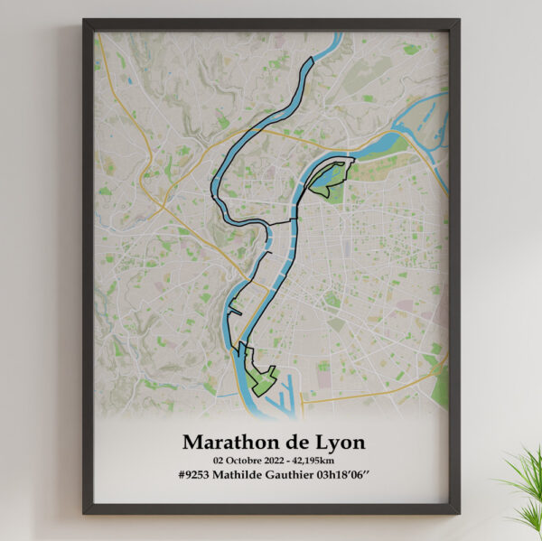 Marathon de Lyon Outdoor Noir 2022