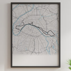 Paris Marathon Poster