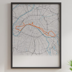 Paris Marathon Poster
