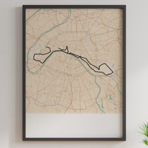Paris Marathon Poster