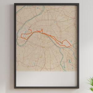 Paris Marathon Poster