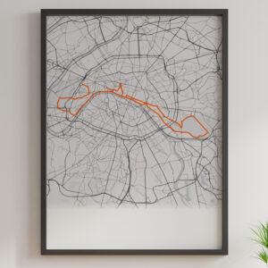 Paris Marathon Poster
