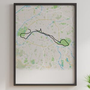Paris Marathon Poster
