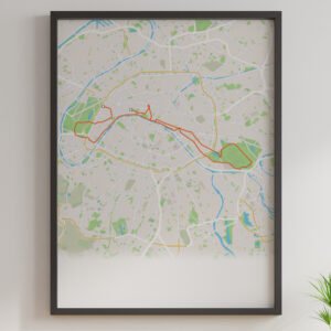 Paris Marathon Poster