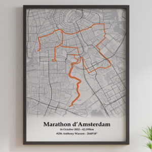 Amsterdam Marathon Poster