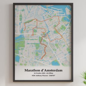 Amsterdam Marathon Poster
