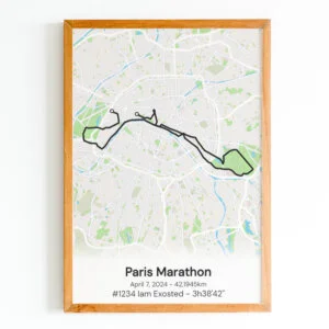 paris marathon poster