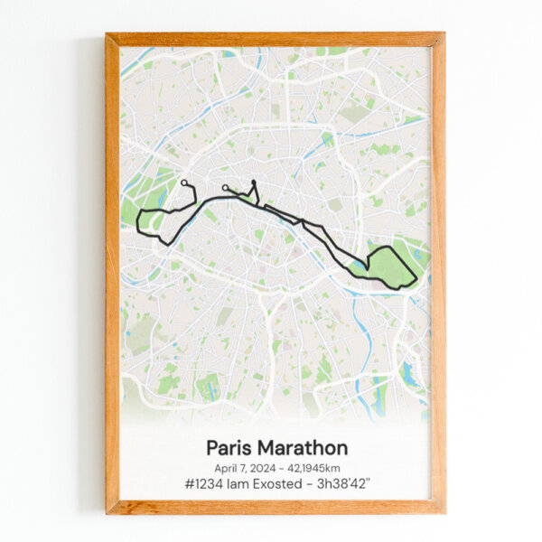 paris marathon poster
