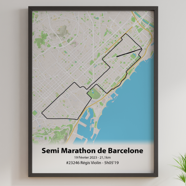 Semi marathon barcelone outdoor noir