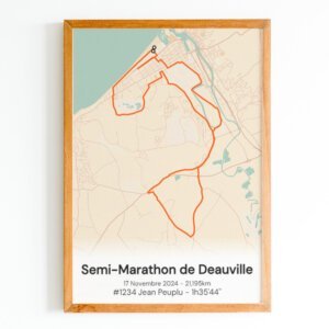 Affiche Semi-Marathon de Deauville