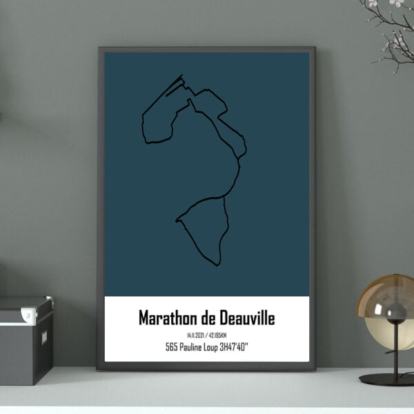 Deauville Marathon Charbon Perso Cadre