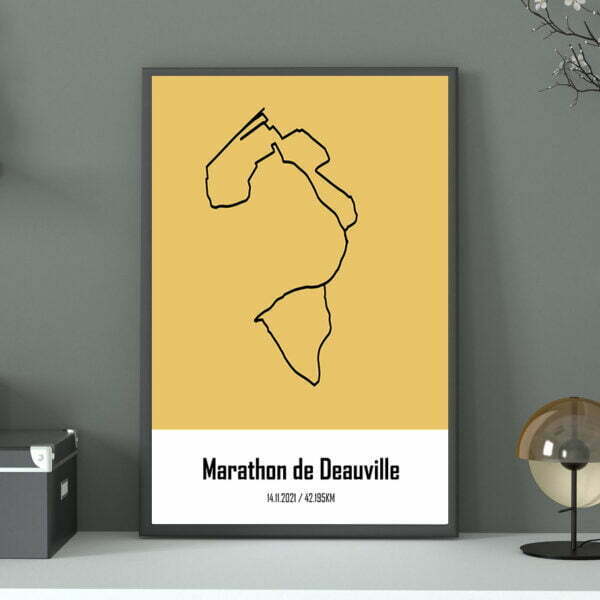 Deauville Marathon Jaune Non Perso Cadre