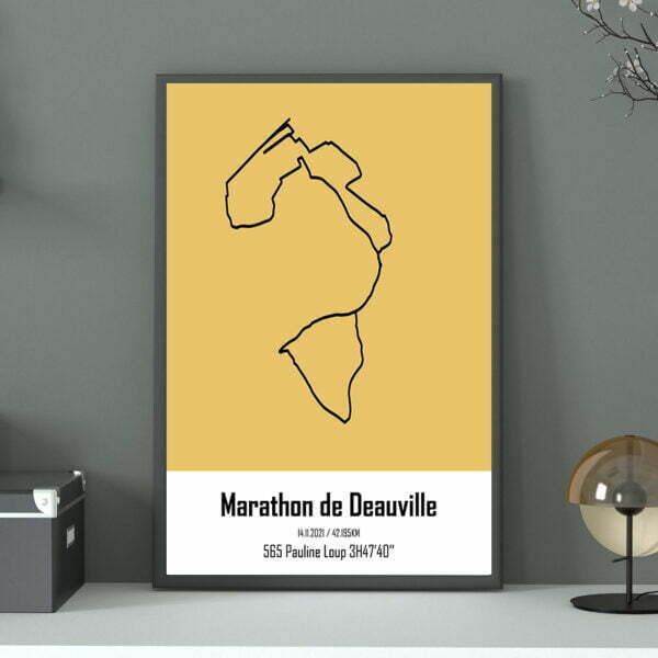 Deauville Marathon Jaune Perso Cadre