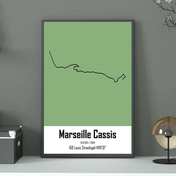 affiche marseille cassis perso couleur vert asperge