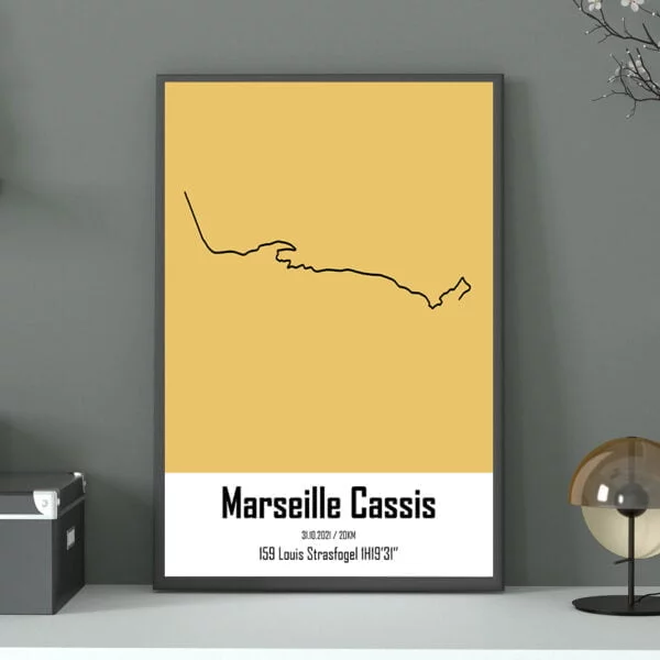 affiche marseille cassis perso couleur jaune sable