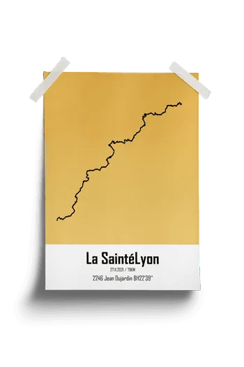 affiche de la saintélyon