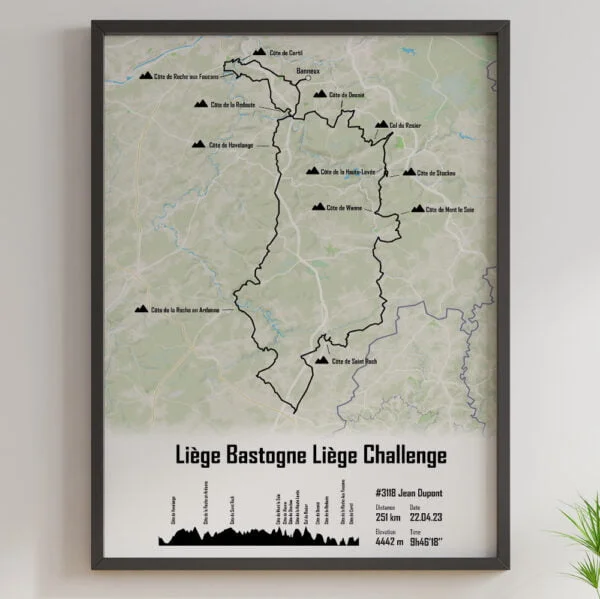 Liege Bastogne Liege Profil Orange 2023 251km