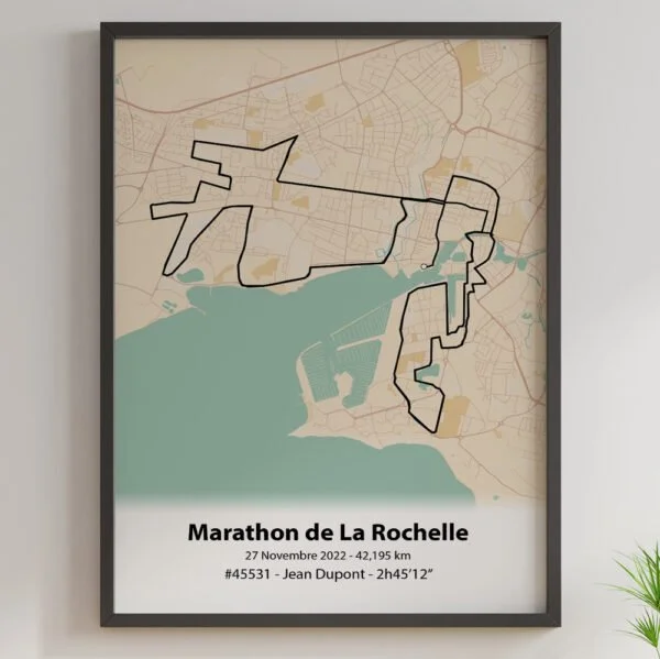 affiche du marathon de la rochelle