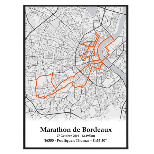 Marathon Bordeaux Monochrome Orange