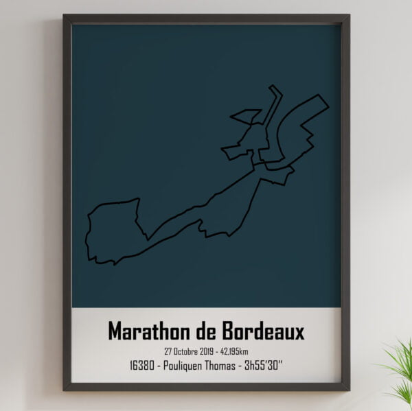 Marathon Bordeaux bleu charbon perso