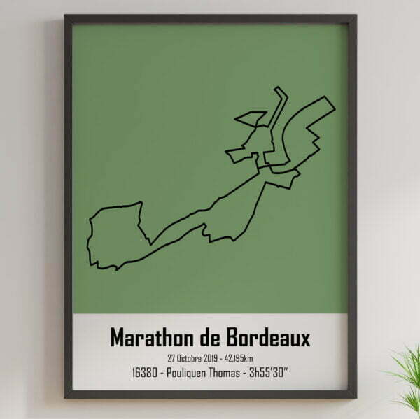 Marathon Bordeaux vert asperge perso