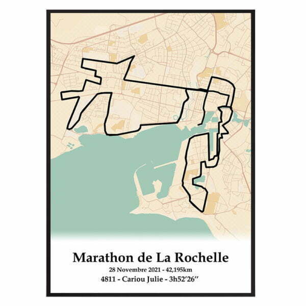 affiche marathon de la Rochelle