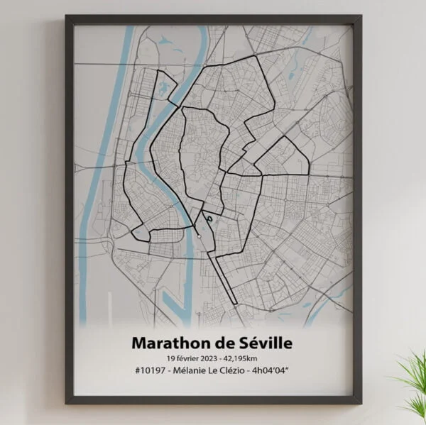 affiche du marathon de séville