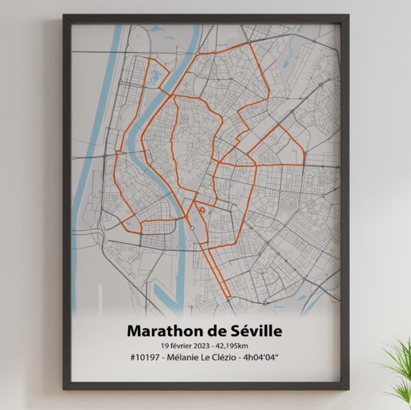 Marathon de Seville Fleuve Orange