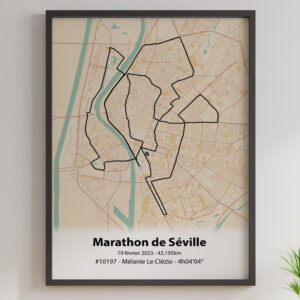 Affiche Marathon de Séville