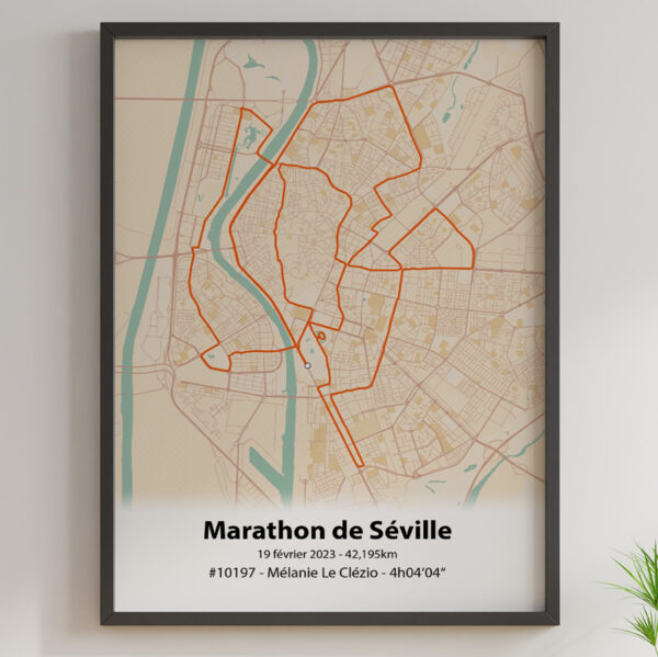 Marathon de Seville Mercantour Orange