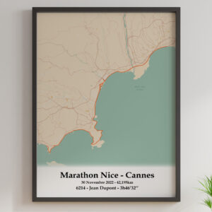 Affiche Marathon Nice Cannes
