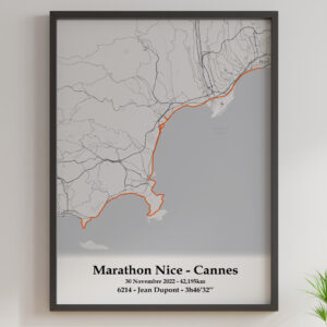 Affiche Marathon Nice Cannes