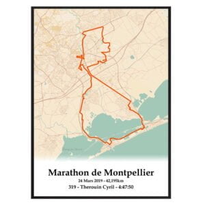 Affiche Marathon de Montpellier