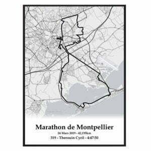 Affiche Marathon de Montpellier