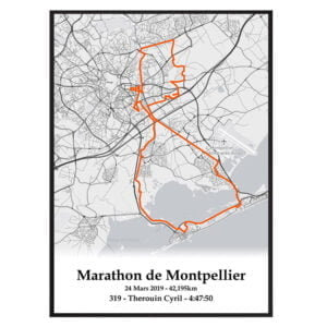 Affiche Marathon de Montpellier