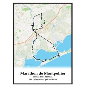 Affiche Marathon de Montpellier