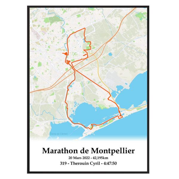 Marathon montpellier outdoor orange perso 2022