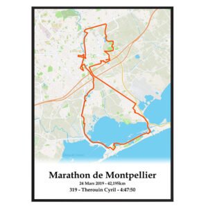 Affiche Marathon de Montpellier