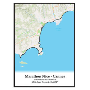 Affiche Marathon Nice Cannes