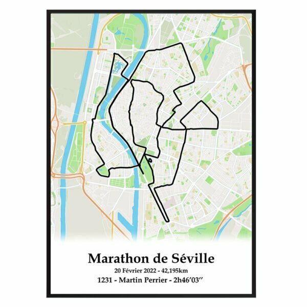 affiche marathon de Séville