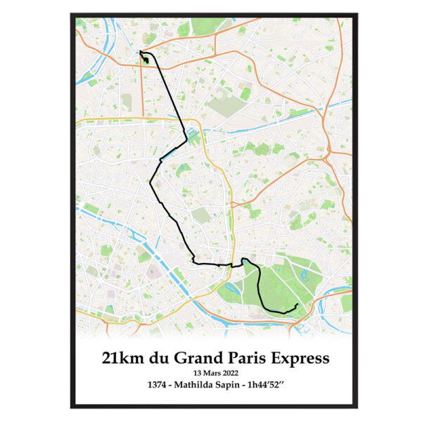 Affiche 21km du grand parsi express