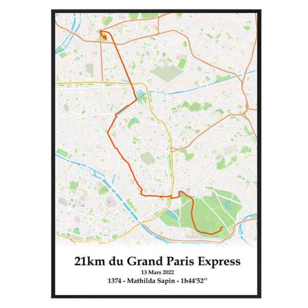 21km du grand paris express outdoor orange